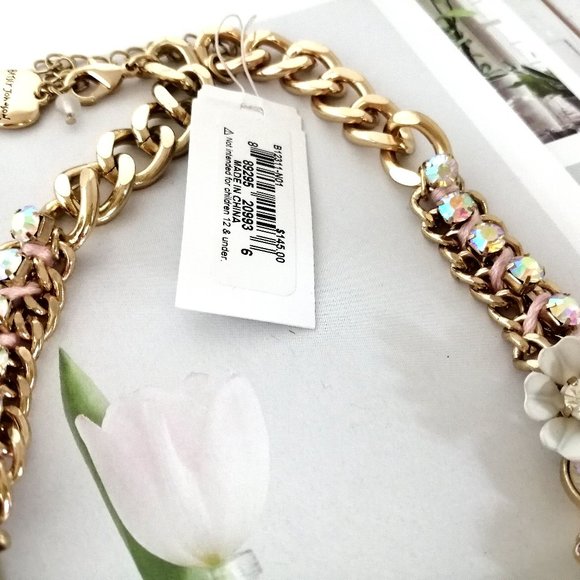 BETSEY JOHN Buzz Off Lucite Frontal Necklace - Picture 3 of 12